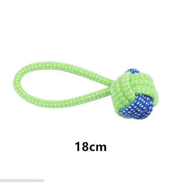 Interactive Cotton Rope Dog Toys For Dental Health Fun