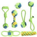 Interactive Cotton Rope Dog Toys for Dental Health Fun