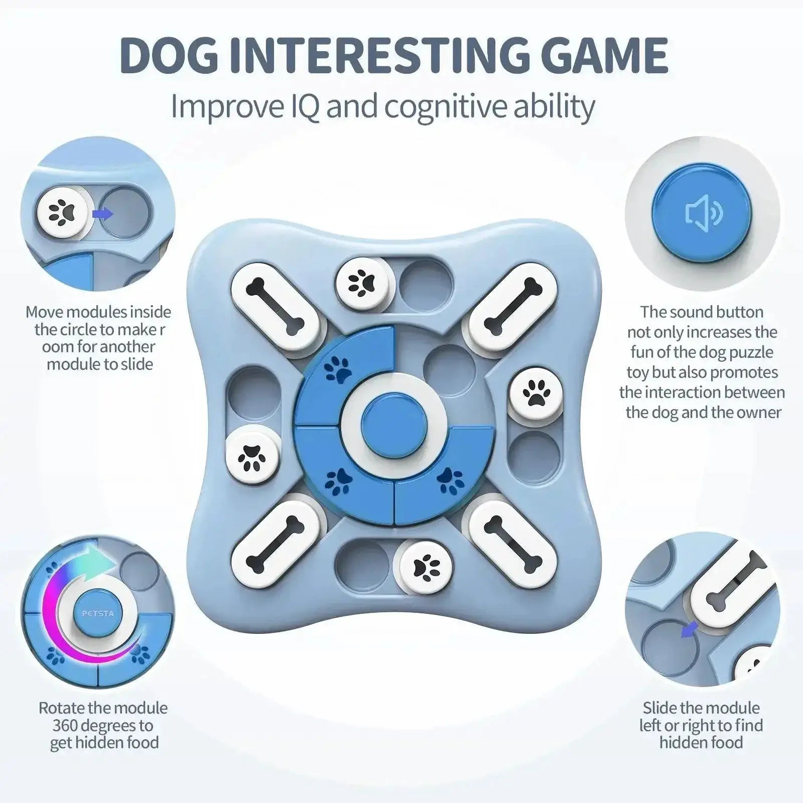 Interactive Dog Slow Feeder Toy For Healthy Eating Fun