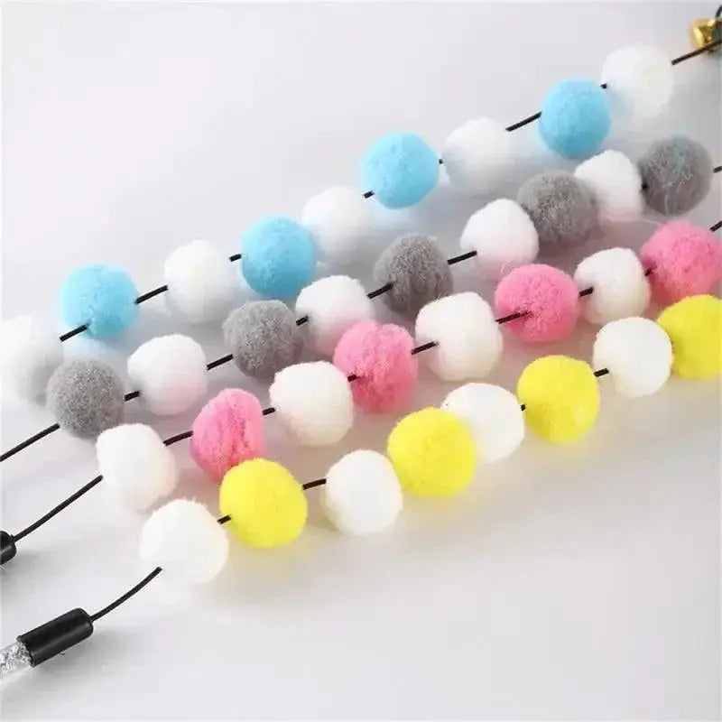 Interactive Feather Cat Teaser Stick For Fun Pet Exercise