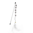 Interactive Feather Cat Teaser Stick for Fun Pet Exercise