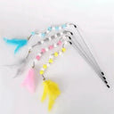 Interactive Feather Cat Teaser Stick For Fun Pet Exercise