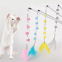 Interactive Feather Cat Teaser Stick For Fun Pet Exercise