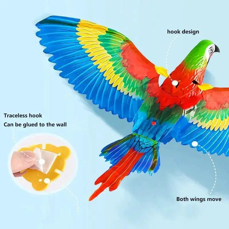 Interactive Hanging Eagle Cat Toy Teaser With Scratch Rope