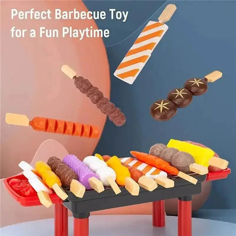 Interactive Kids BBQ Grill Play Set Ages 3 To 12 Fun