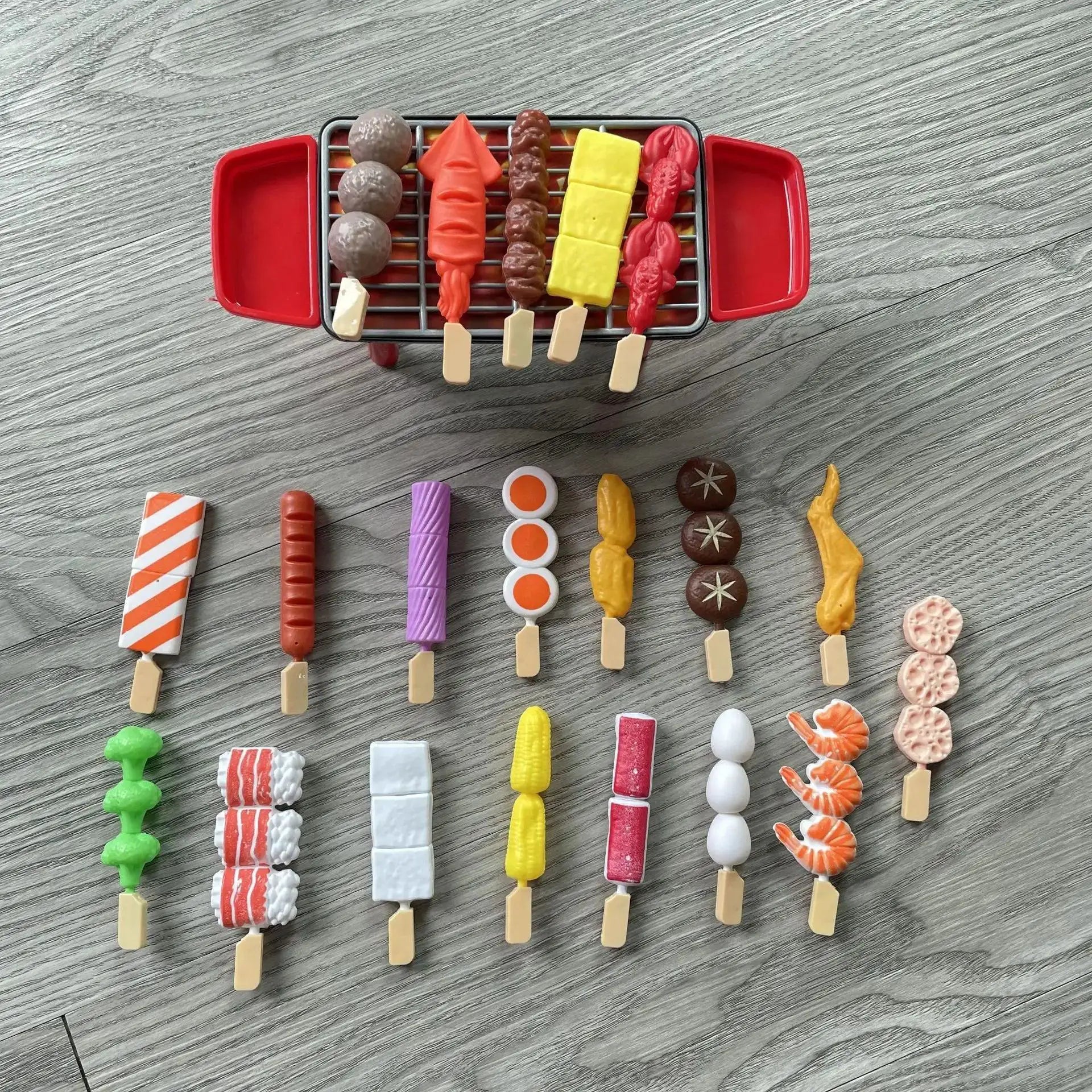 Interactive Kids BBQ Grill Play Set Ages 3 To 12 Fun