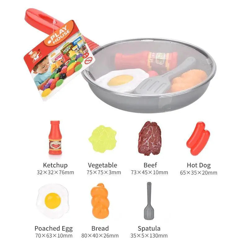 Interactive Kids Cooking Set Food Toys for Ages 3 and up