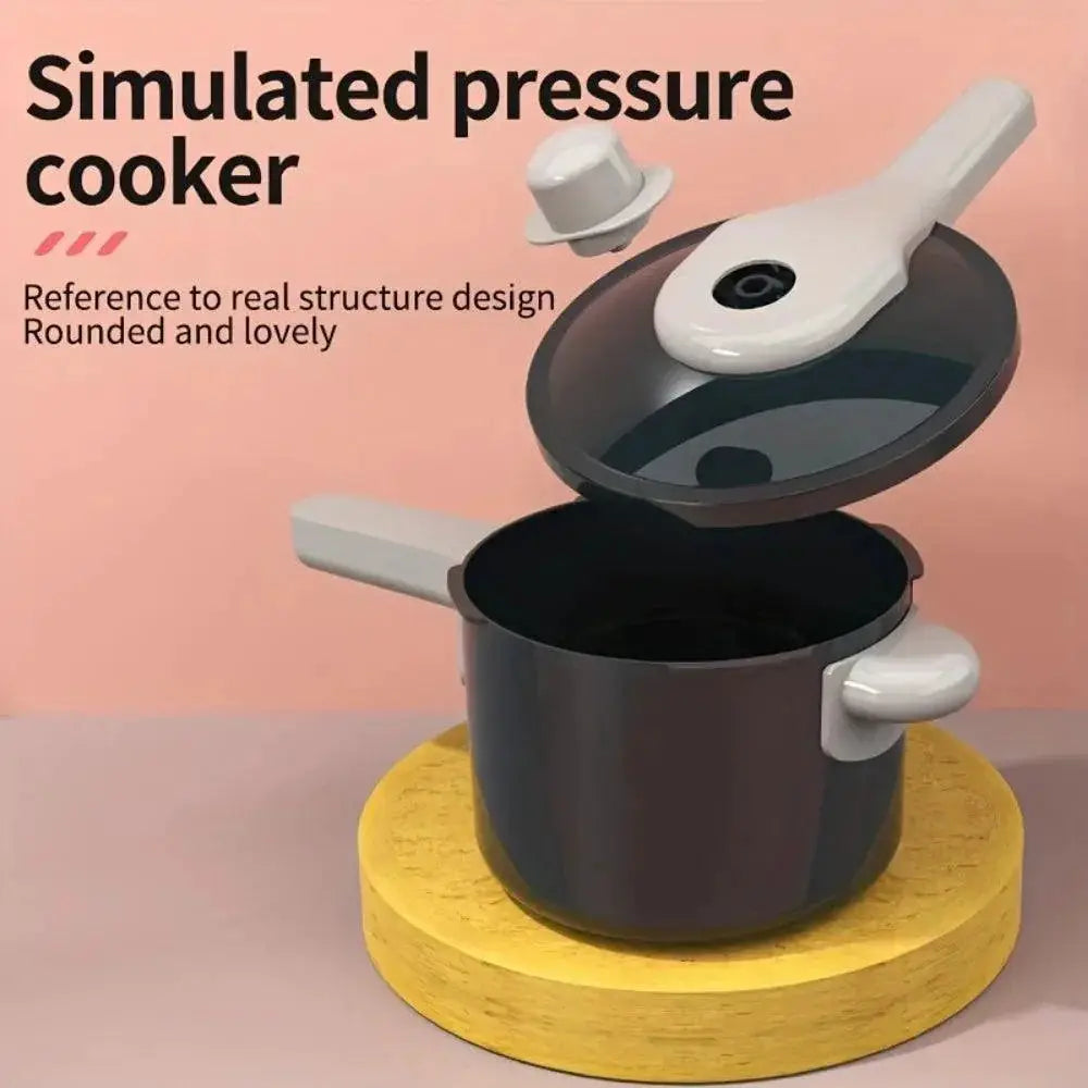 Interactive Kids Kitchen Playset With Cookware And Food