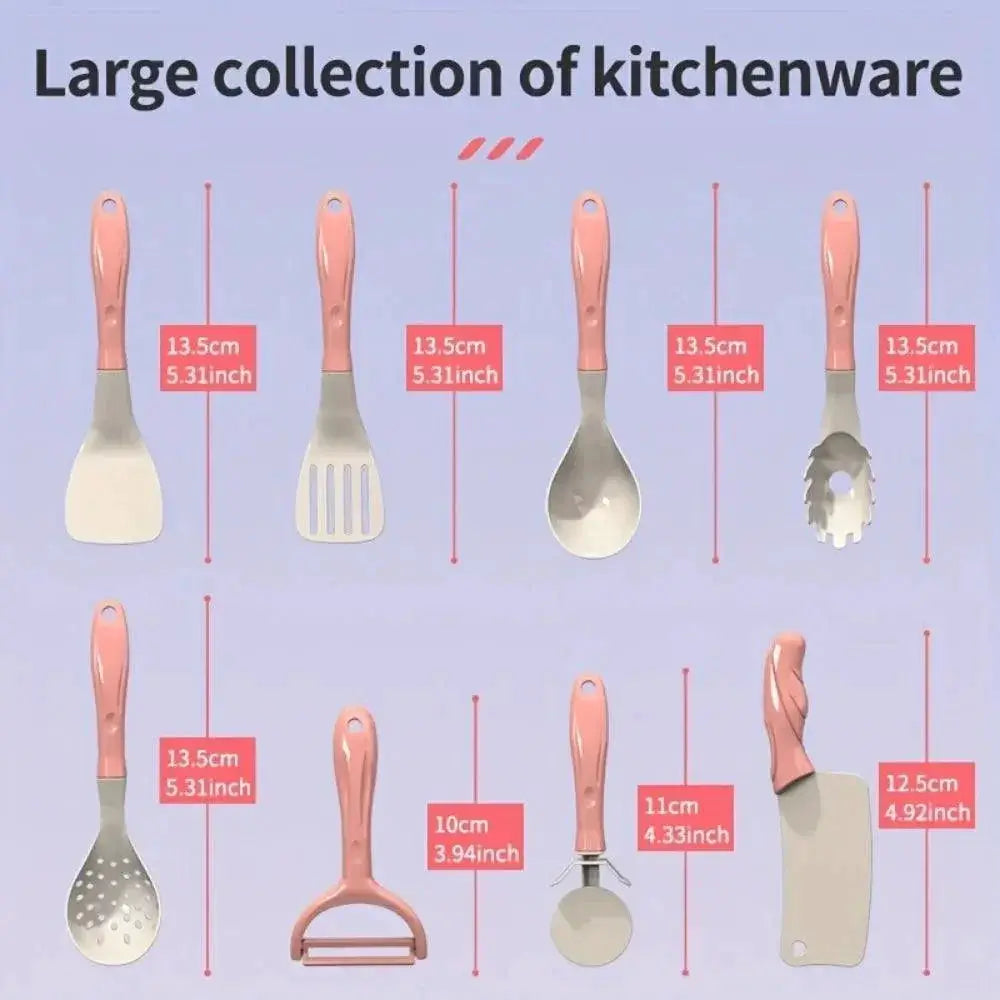 Interactive Kids Kitchen Playset With Cookware And Food