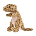 Interactive Plush Dinosaur Dog Chew Toys for Small Dogs