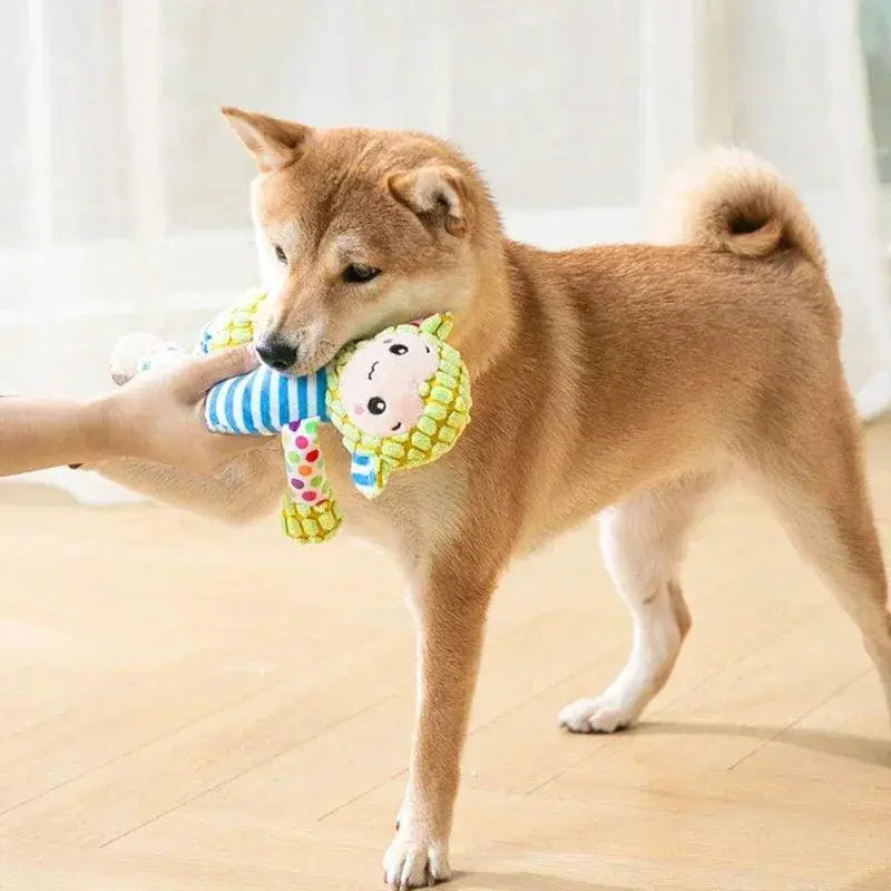 Interactive Plush Pet Toy Puzzle for Cats and Dogs
