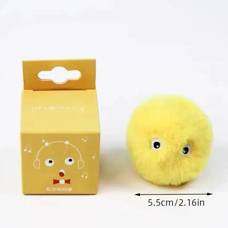Interactive Smart Cat Toy Plush Electric Squeak Ball