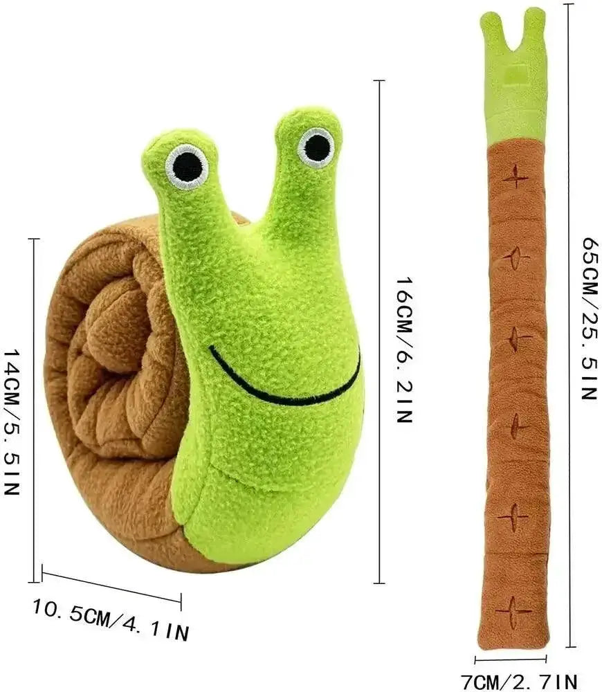 Interactive Snail Dog Toy For Engaging And Delighting Pets