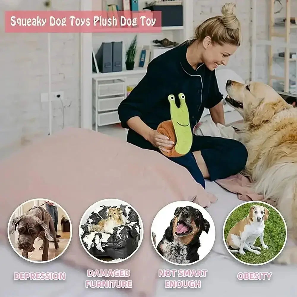 Interactive Snail Dog Toy For Engaging And Delighting Pets