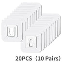 Invisible Snap Hook Wall Storage: Organize with PVC Hooks