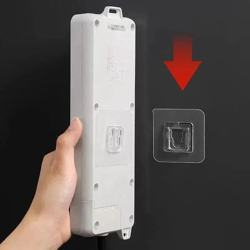 Invisible Snap Hook Wall Storage PVC Hooks For Home
