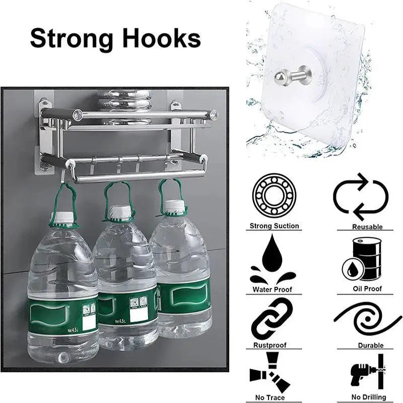 Invisible Traceless Wall Hooks For Easy Picture Hanging