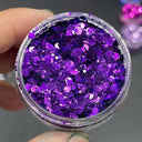 Iridescent Holographic Nail Glitter Sequins Sparkly Flakes