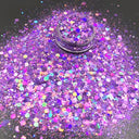 Iridescent Holographic Nail Glitter Sequins Sparkly Flakes