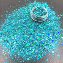 Iridescent Holographic Nail Glitter Sequins Sparkly Flakes