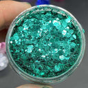 Iridescent Holographic Nail Glitter Sequins Sparkly Flakes