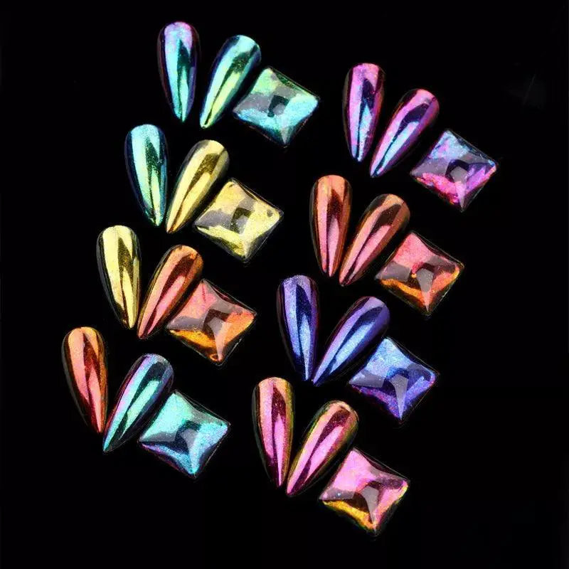 Iridescent Nail Flakes For Dazzling Manicures Today