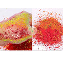 Iridescent Nail Flakes for Holographic Nail Art Glamour