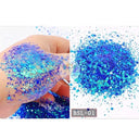 Iridescent Nail Flakes for Holographic Nail Art Glamour