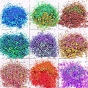 Iridescent Nail Flakes for Holographic Nail Art Glamour