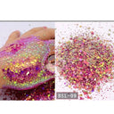 Iridescent Nail Flakes for Holographic Nail Art Glamour