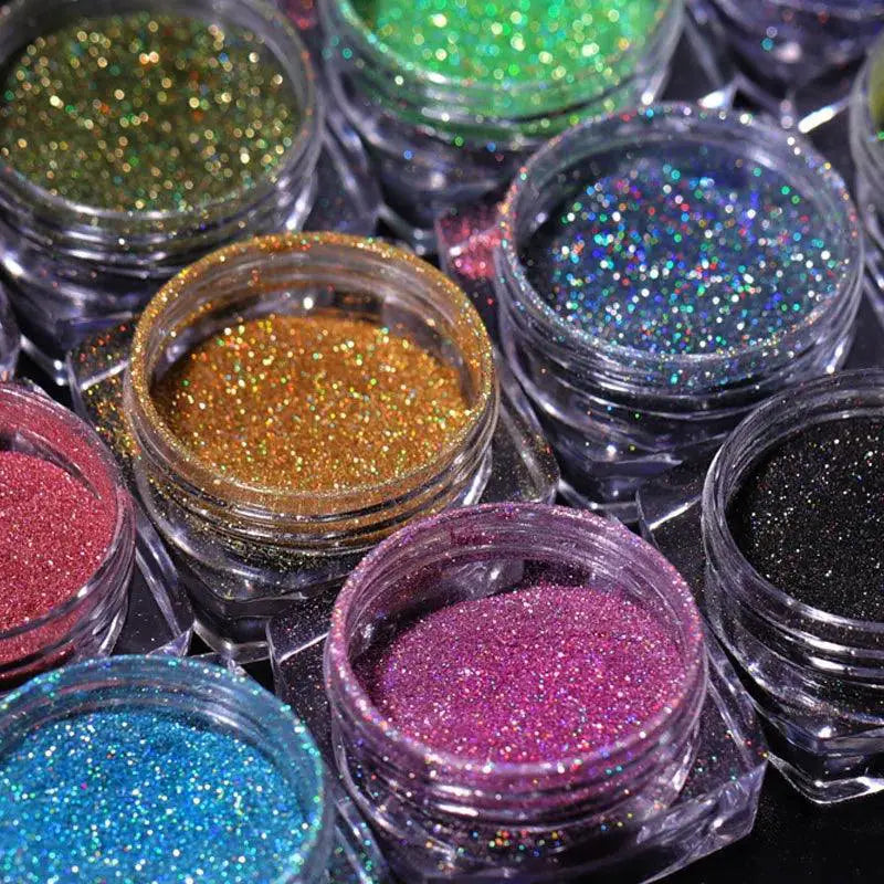 Iridescent Nail Glitter Sequins Sparkling Dust Art Supplies