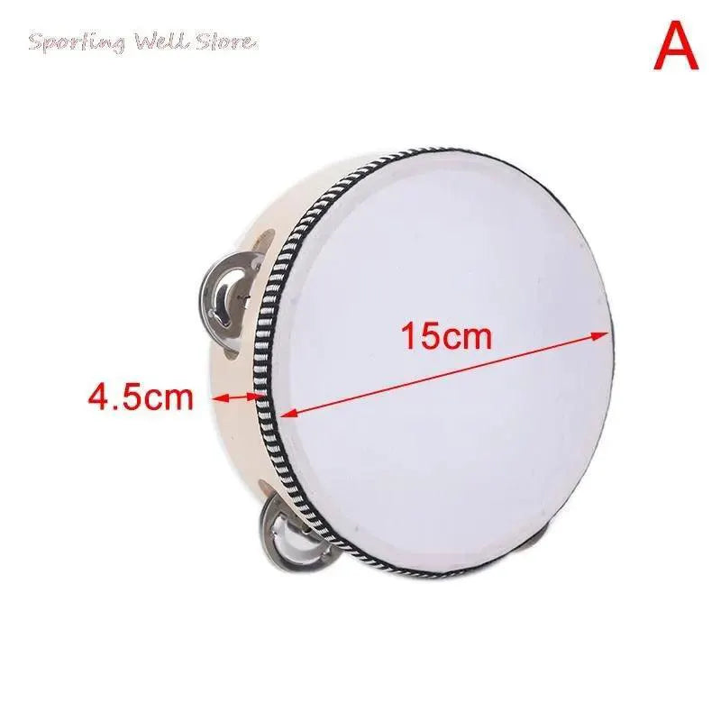 IRIN Hot 6 Inch Tambourine Drum For Kids Musical Instrument