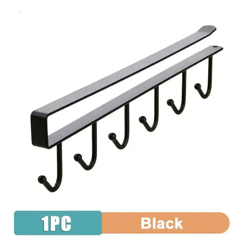 Space-Saving Iron Hook Rack for Kitchen — product view 8