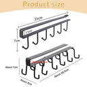 Iron Hanging Storage Hook Rack for Kitchen Wardrobe Cupboard