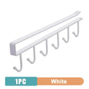 Iron Hanging Storage Hook Rack for Kitchen Wardrobe Cupboard