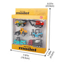 Durable Die-Cast Truck Set for Kids 3+