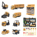 Durable Die-Cast Truck Set for Kids 3+