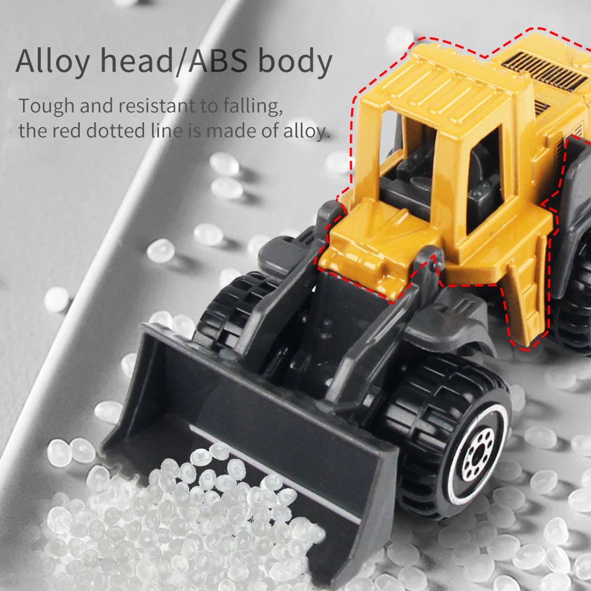 IronForge AlloyX Engineering Truck Toy SetX - Durable Die Cast Vehicles For Kids
