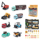 Durable Die-Cast Truck Set for Kids 3+