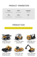 Durable Die-Cast Truck Set for Kids 3+