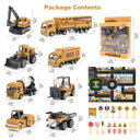 Durable Die-Cast Truck Set for Kids 3+