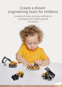 Durable Die-Cast Truck Set for Kids 3+