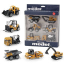 Durable Die-Cast Truck Set for Kids 3+