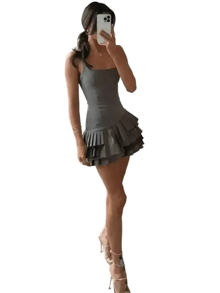 Womens Sling Dress for Summer Comfort — Light  Blue
