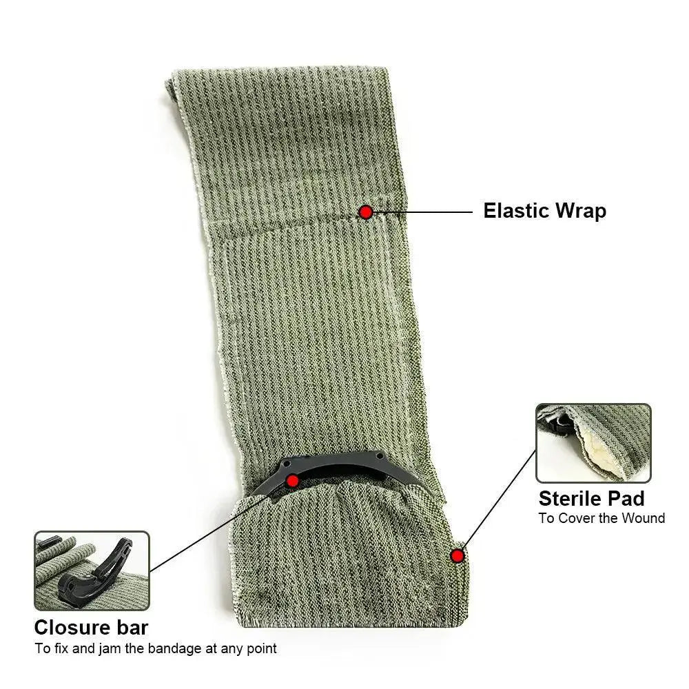 Israeli Bandage Hemorrhage Control Kit Rapid Wound Solution