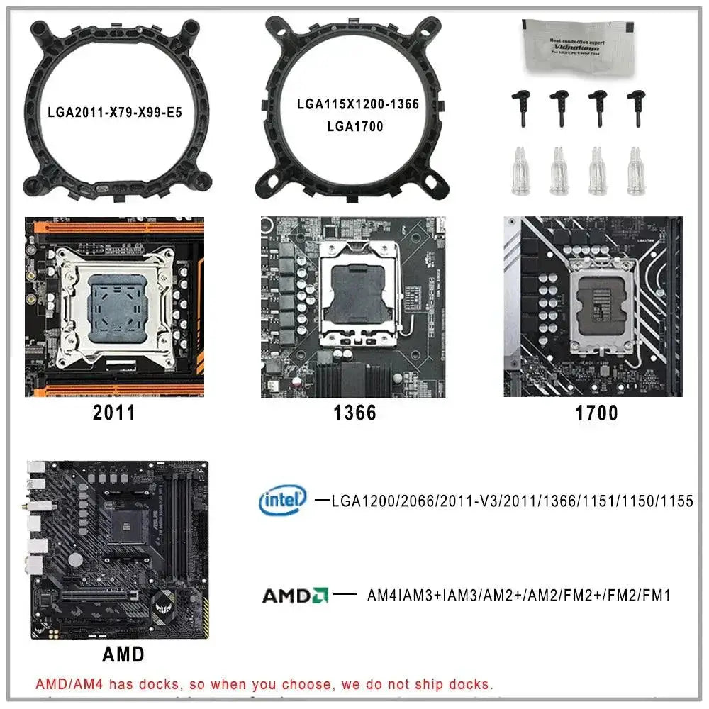 Iwongou RGB CPU Cooler for Intel and AMD High Performance