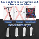 J-Hook Stainless Steel Adhesive Wall Finishing Hook Kit