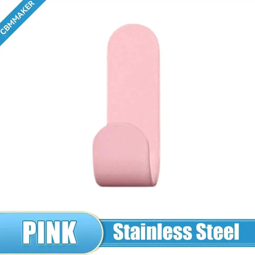J - Hook Stainless Steel Adhesive Wall Finishing Hook Kit
