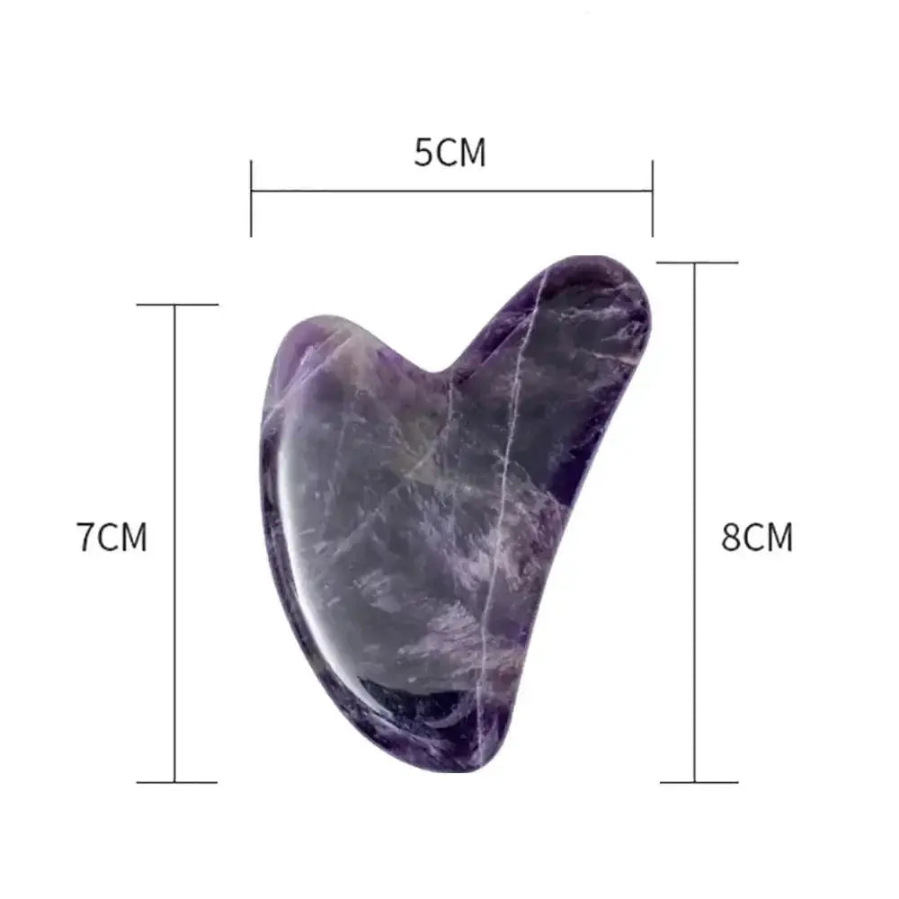 Jade Stone Gua Sha And Rose Quartz Massage Set Anti Aging — product view 12
