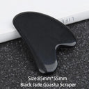 Jade Stone Gua Sha & Rose Quartz Massage Set Natural Anti-Aging